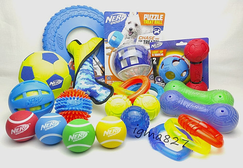 Nerf dog puppy toy balls - nerf,