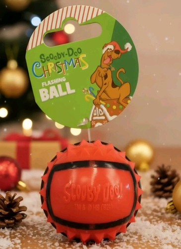 Flashing dog ball christmas - ball,
