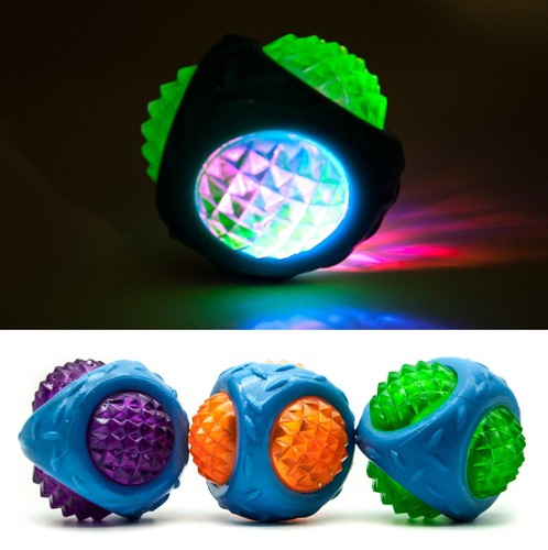 Light dog balls flashing - up,
