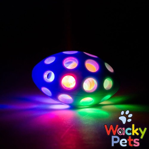 Light flashing rugby ball - flashing,
