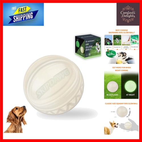 Durable glowing squeaky dog - durable,