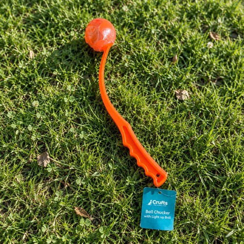 Crufts ball thrower with - crufts,