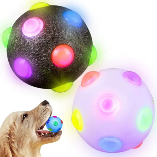 Pet dog light bouncing ball - light,